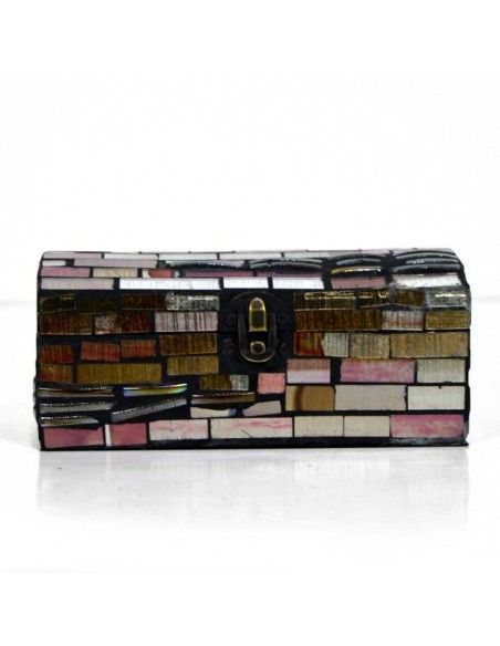 CAJA RECTANGULAR DE MOSAICO 7x13