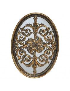 ESPEJO DE RESINA FLOR 47x35
