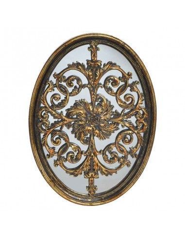 ESPEJO DE RESINA FLOR 47x35