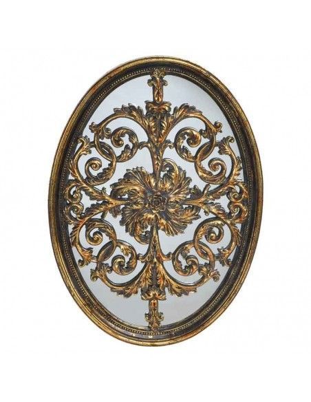 ESPEJO DE RESINA FLOR 47x35