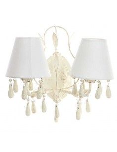 APLIQUE DE PARED BLANCO VINTAGE 28x36