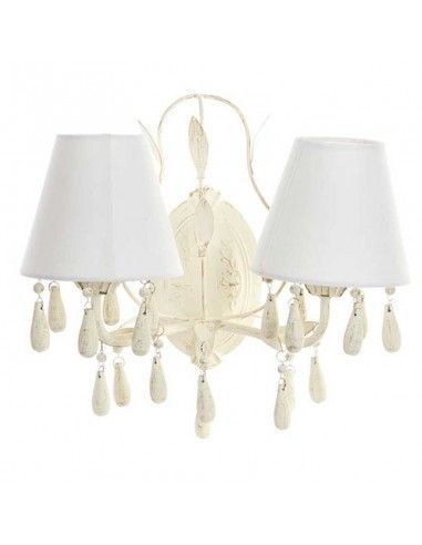 APLIQUE DE PARED BLANCO VINTAGE 28x36