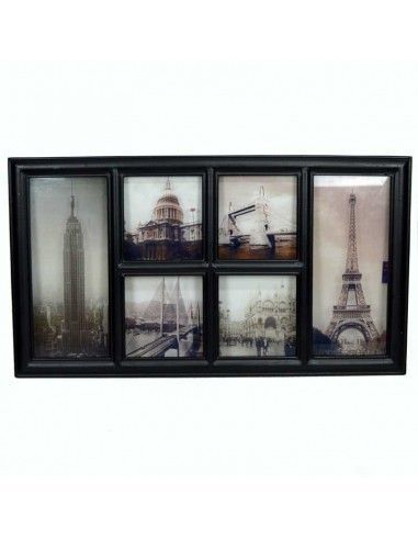 CUADRO DE CIUDADES ENVEJECIDAS EN CRISTAL 51X92