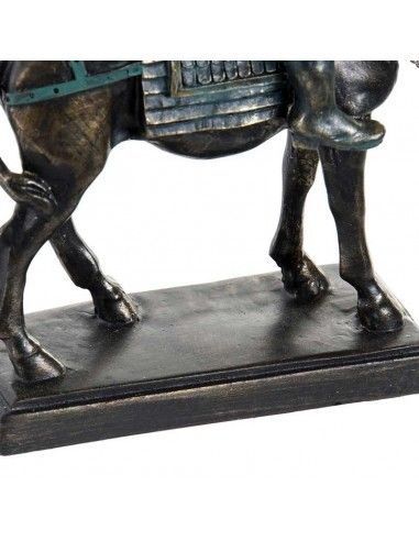 FIGURA DE DON QUIJOTE Y SANCHO PANZA CABALLO 22x21