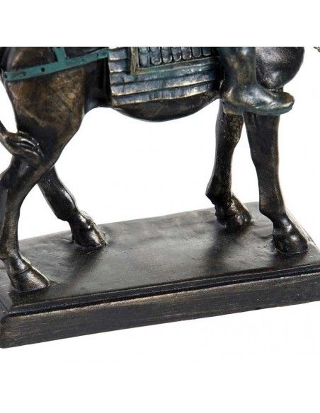 FIGURA DE DON QUIJOTE Y SANCHO PANZA CABALLO 22x21