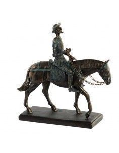 FIGURA DE DON QUIJOTE Y SANCHO PANZA CABALLO 22x21 2