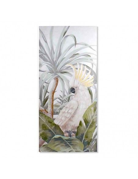 CUADRO LORO CACATUA 190x90