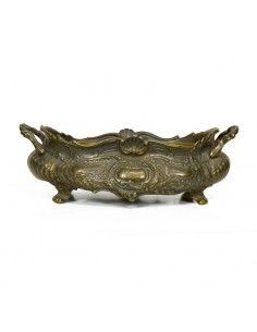 CENTRO DE MESA BRONCE VINTAGE 14x41