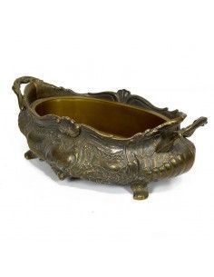 CENTRO DE MESA BRONCE VINTAGE 14x41 2