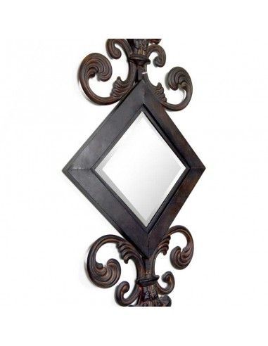 ESPEJO DE METAL CALADO VINTAGE 122x43