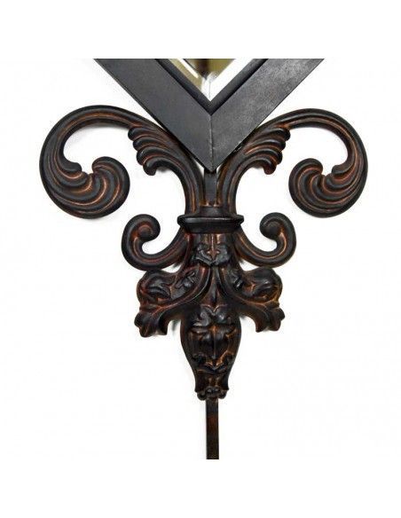 ESPEJO DE METAL CALADO VINTAGE 122x43