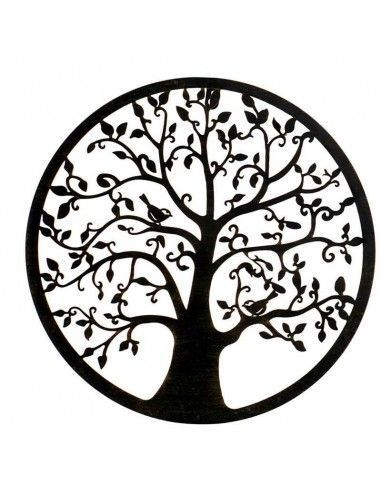 DECORATIVO PARED METAL ARBOL 40x40 set de dos
