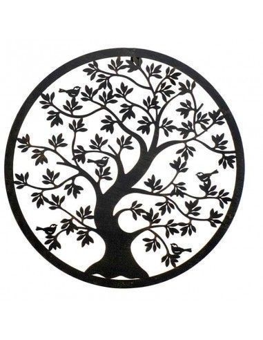 DECORATIVO PARED METAL ARBOL 40x40 set de dos