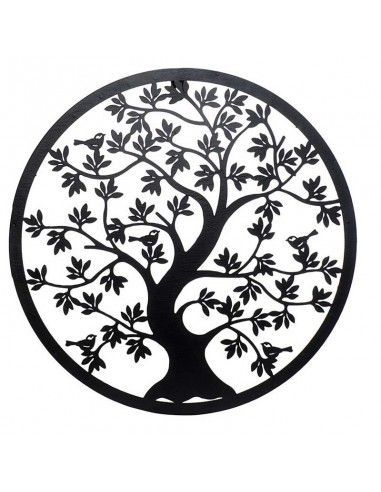 DECORATIVO PARED METAL ARBOL 40x40 set de dos