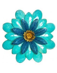DECORATIVO PARED METAL FLOR 56x14 2