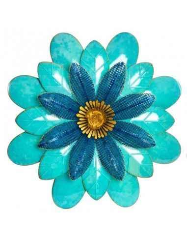 DECORATIVO PARED METAL FLOR 56x14