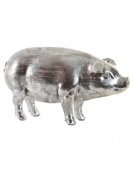 FIGURA CERDO CROMADO 17x30.5