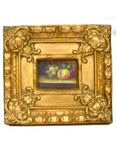 PAREJA DE CUADROS CLASICOS FRUTA 19x21 2