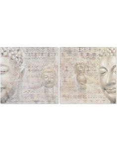 CUADRO EN LIENZO BUDA VINTAGE 100x100