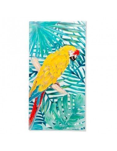 SET TRES CUADROS LORO PAPAGAYO 100x150