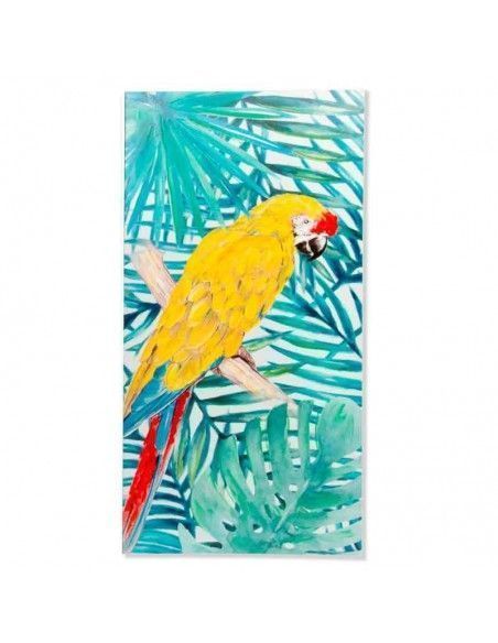 SET TRES CUADROS LORO PAPAGAYO 100x150