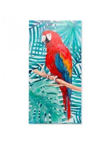 SET TRES CUADROS LORO PAPAGAYO 100x150