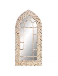 ESPEJO DE MADERA VINTAGE 144X67
