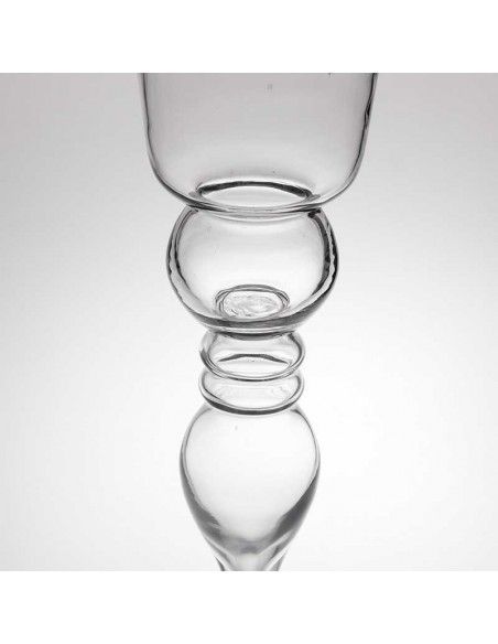 PORTAVELON - FLORERO COPA VIDRIO 60x27