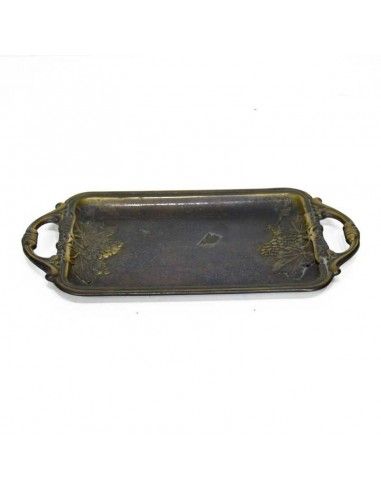 BANDEJA DECORATIVA DE BRONCE