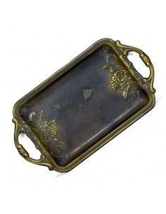 BANDEJA DECORATIVA DE BRONCE 2