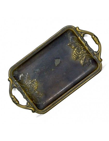 BANDEJA DECORATIVA DE BRONCE