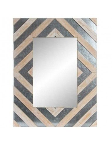 ESPEJO MADERA - METAL VINTAGE 85x65