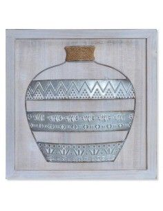 DECORACION PARED MADERA SET DE DOS 45.5x45.5 2