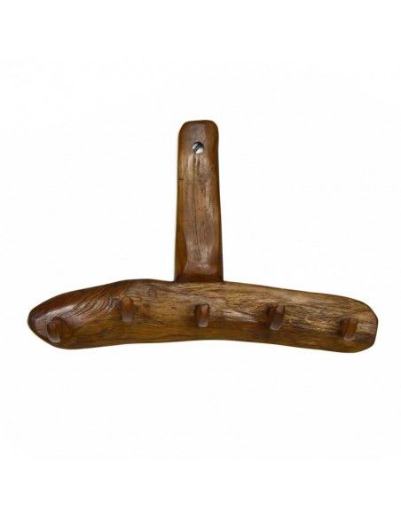 PERCHA DE PARED MADERA VINTAGE 39x60