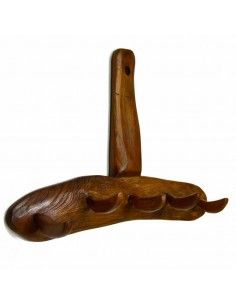 PERCHA DE PARED MADERA VINTAGE 39x60 2