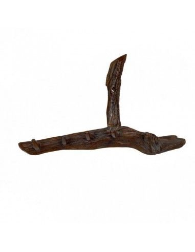 PERCHA DE PARED MADERA VINTAGE 44x73
