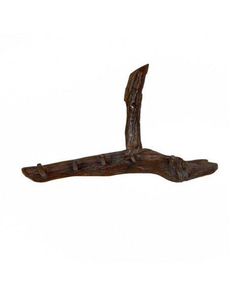 PERCHA DE PARED MADERA VINTAGE 44x73