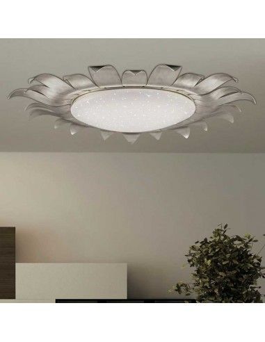 PLAFON DE TECHO CARMELA PAN DE PLATA 75 cm