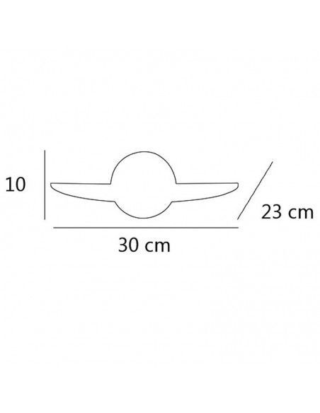 APLIQUE NEBU NIQUEL 10x30