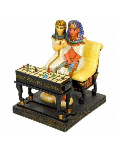 FIGURA DIOSES EGIPCIOS ISIS - ORISIS 18x13