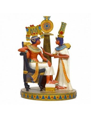FIGURA DIOSES EGIPCIOS ISIS - ORISIS 22x16