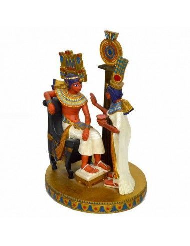 FIGURA DIOSES EGIPCIOS ISIS - ORISIS 22x16