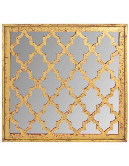 ESPEJO DORADO MDF MODERNO 61x61