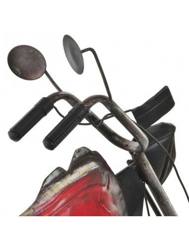 DECORATIVO PARED MOTO ROJA