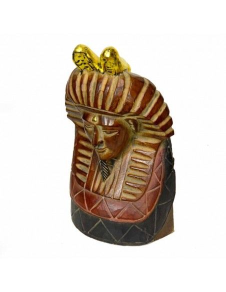 FIGURA EGIPCIA DE FARAON 30x19
