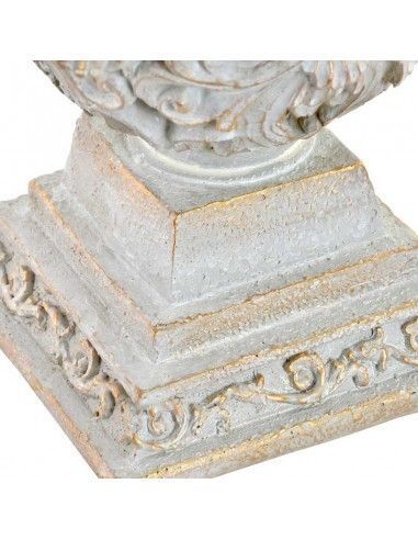 FIGURA DE ANGEL GRIS - ORO 35x19.5