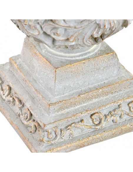 FIGURA DE ANGEL GRIS - ORO 35x19.5
