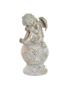 FIGURA DE ANGEL GRIS - ORO 38x20