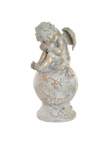 FIGURA DE ANGEL GRIS - ORO 38x20
