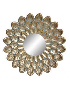 ESPEJO FLOR DE METAL VINTAGE 70cm